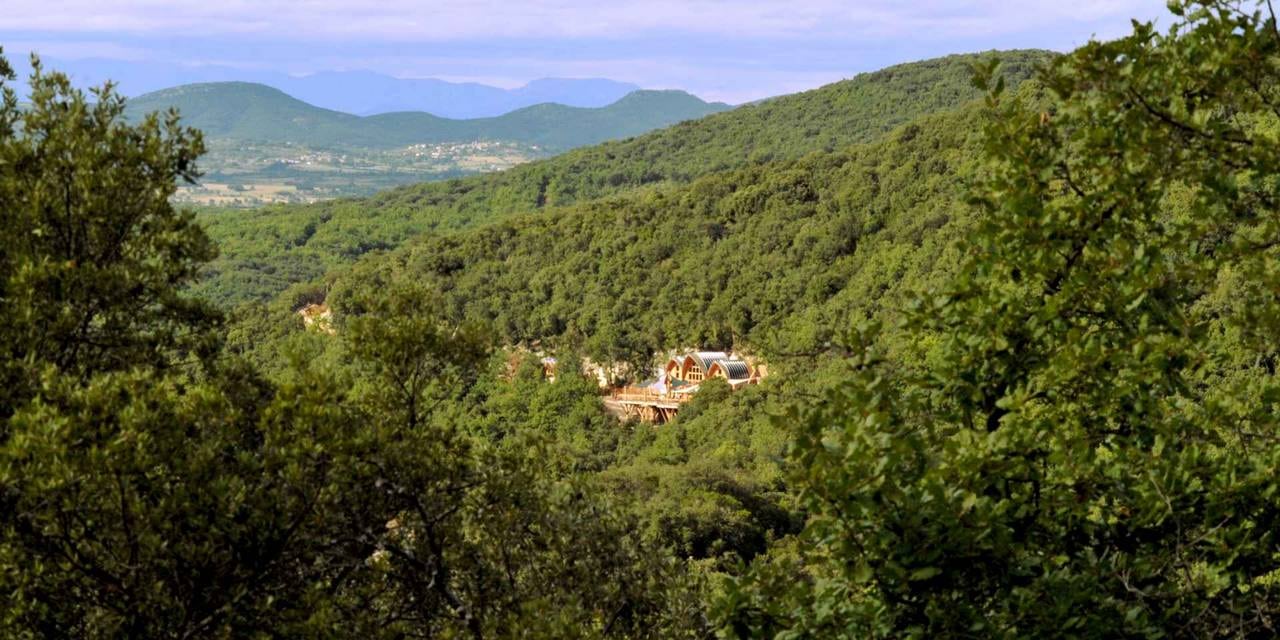 Le site dans la garrigue