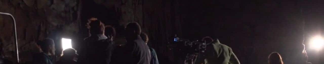 Filming in the Cave Filming in the Cave