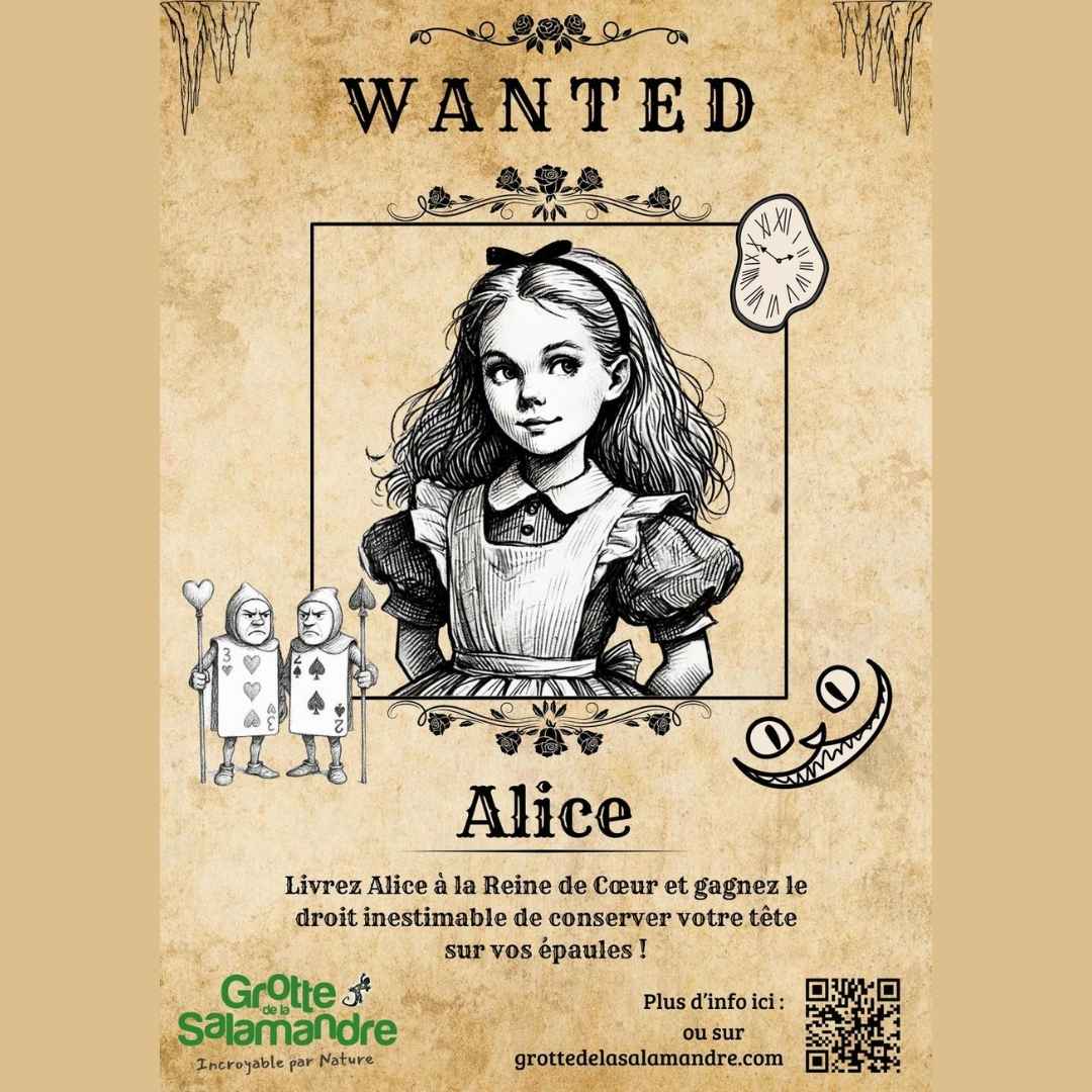 À la poursuite d’Alice -escape game